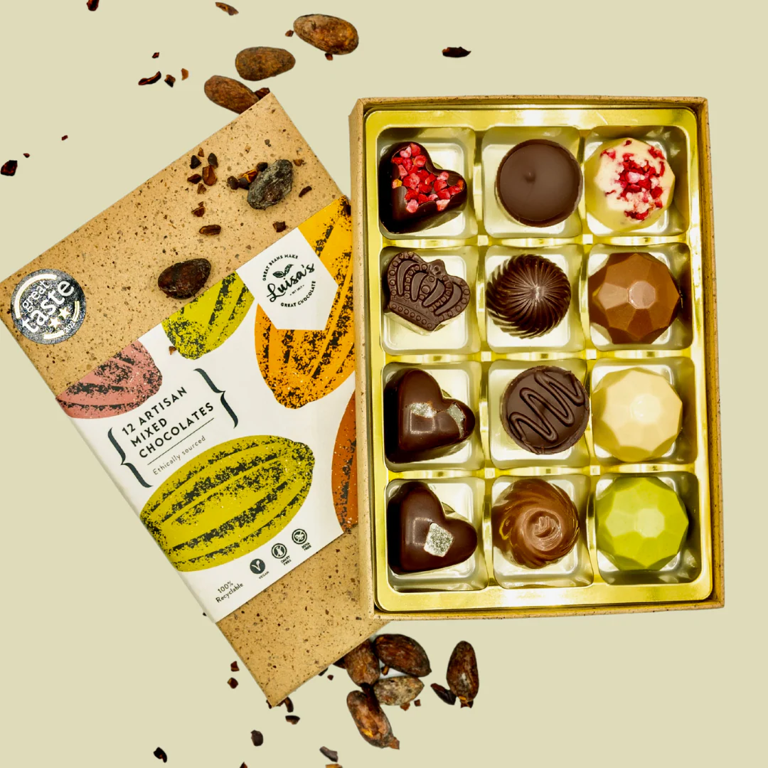12 Mixed Artisan Chocolates - Image 3