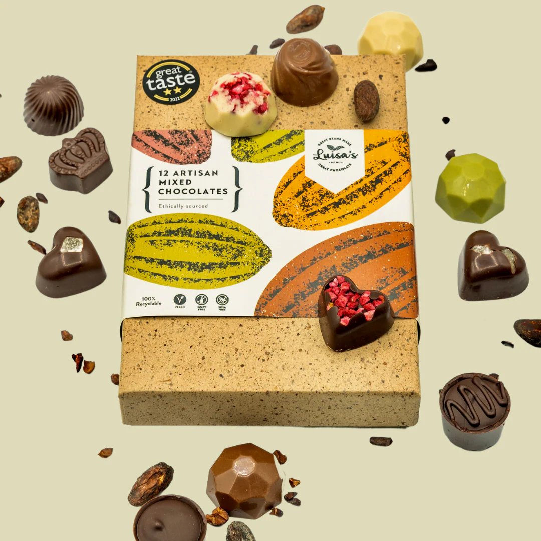 12 Mixed Artisan Chocolates - Image 5